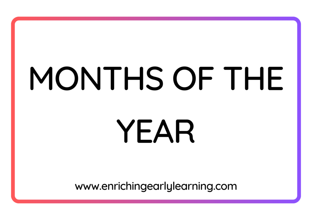 Months of the year